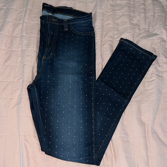 Fashion Nova Denim - Fashion Nova Studded Skinny Jeans